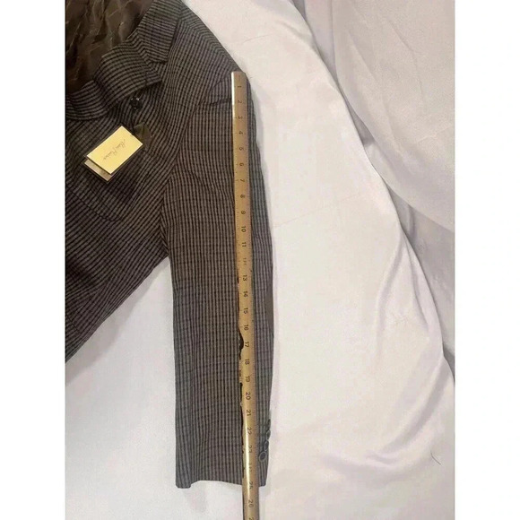 Alan Flusser Blazer Mens Sz Large Polyester Casual Two Button Sport Coat Jacket - Picture 8 of 8